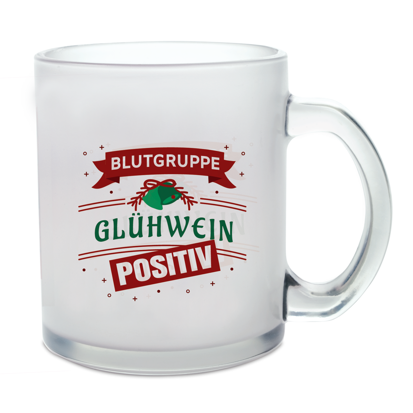 Glastasse Außenseite satiniert