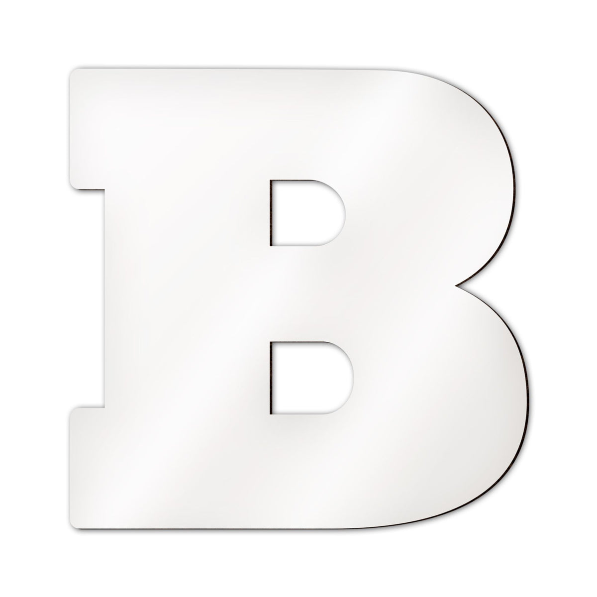MDF Buchstabe B bedruckbar Deko