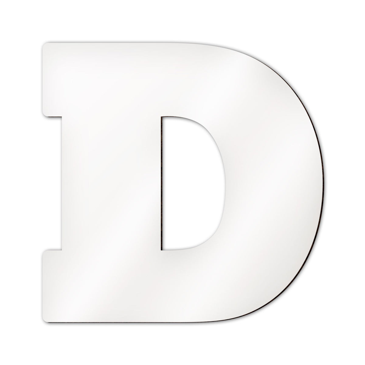 MDF Buchstabe D bedruckbar Deko