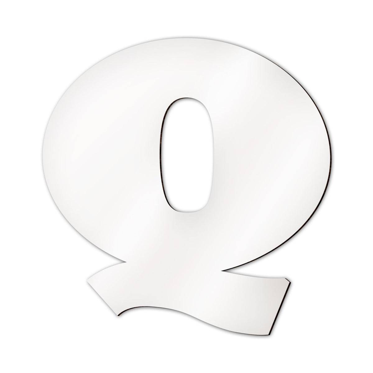 MDF Buchstabe Q bedruckbar Deko