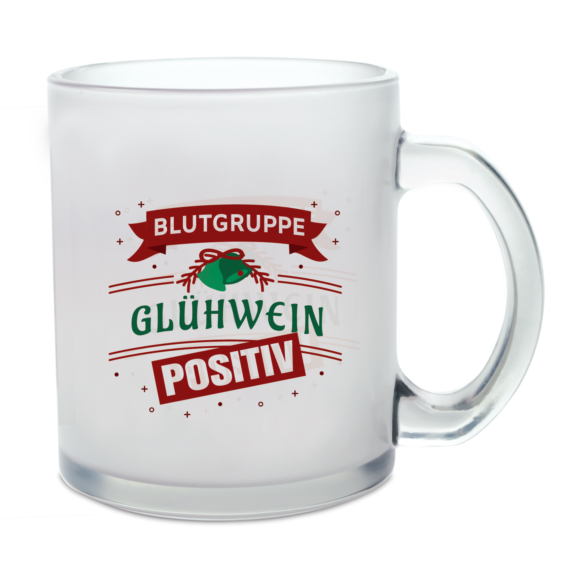 Glastasse Außenseite satiniert 