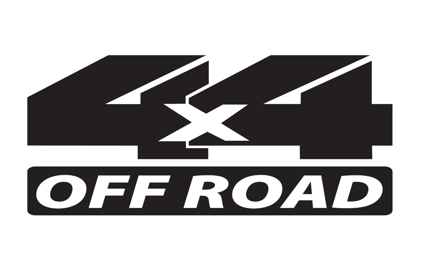Aufkleber Vinylfolie 4x4 Allrad Offroad