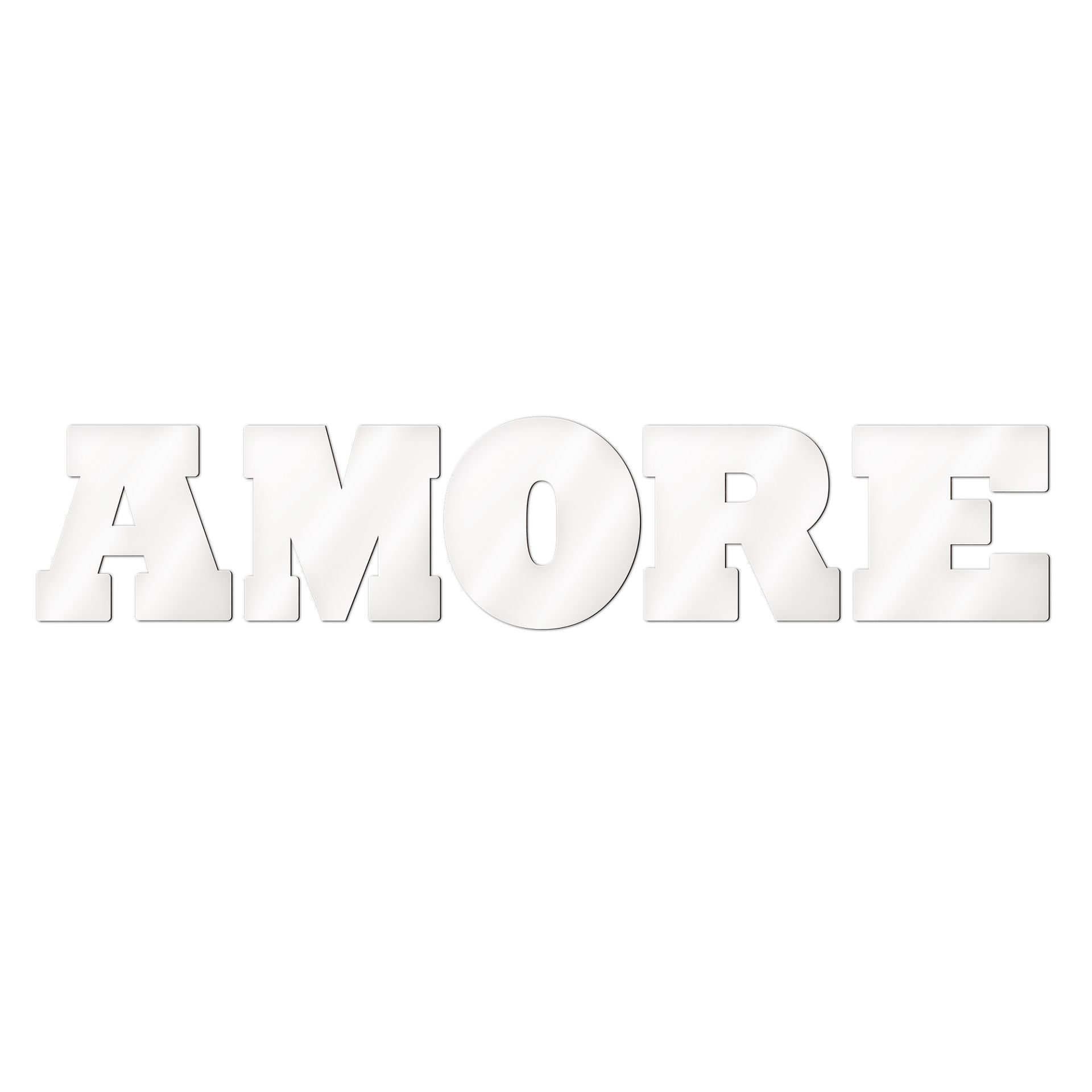 MDF Buchstaben Set AMORE bedruckbar Deko Love
