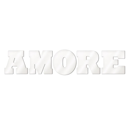 MDF Buchstaben Set AMORE bedruckbar Deko Love