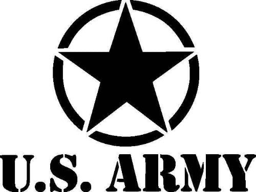 Aufkleber Vinylfolie US Army
