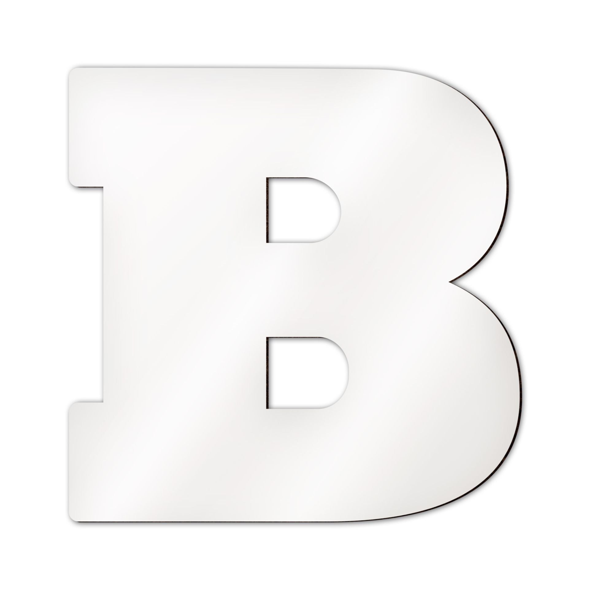 MDF Buchstabe B bedruckbar Deko