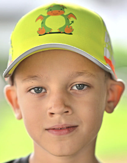 Cap für Kinder Fantastc Wildlife gelb