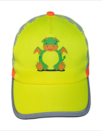 Cap für Kinder Fantastc Wildlife gelb Drache