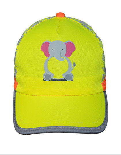 Cap für Kinder Fantastc Wildlife gelb Elefant