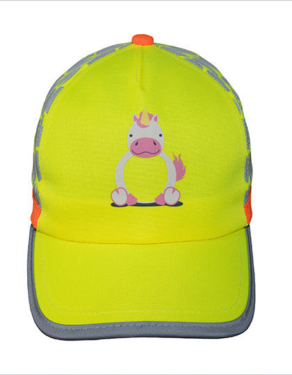 Cap für Kinder Fantastc Wildlife gelb Einhorn