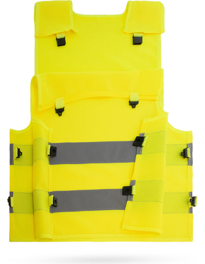 Kinder Warnponchow mit anti Strangulations-system