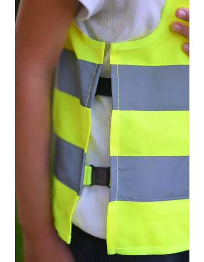 Kinder Warnponchow mit anti Strangulations-system