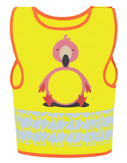 Kinder Warnweste Funtastic Wildlife Flamingo