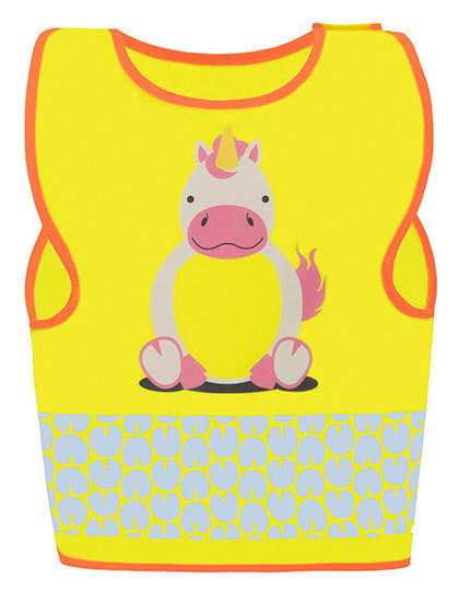 Kinder Warnweste Funtastic Wildlife Einhorn