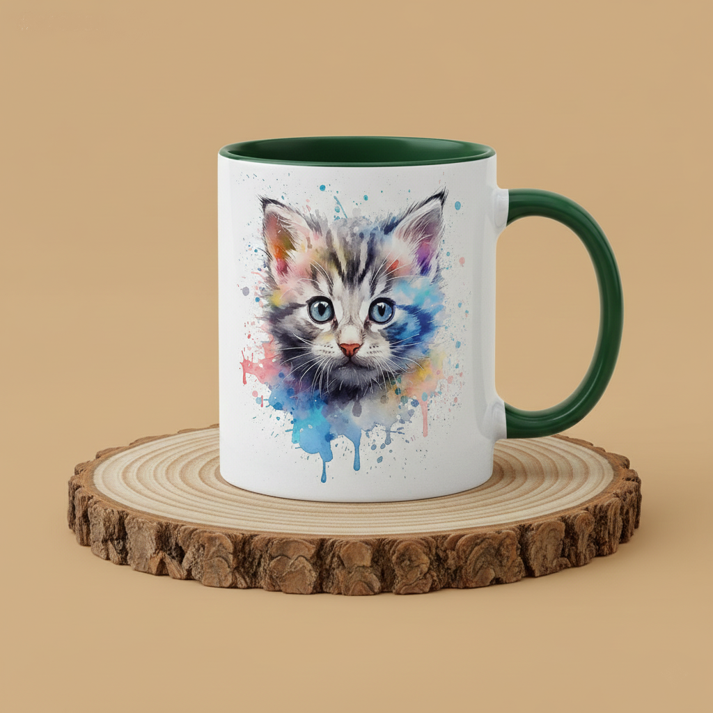 Keramiktasse Kitten Katzenbaby