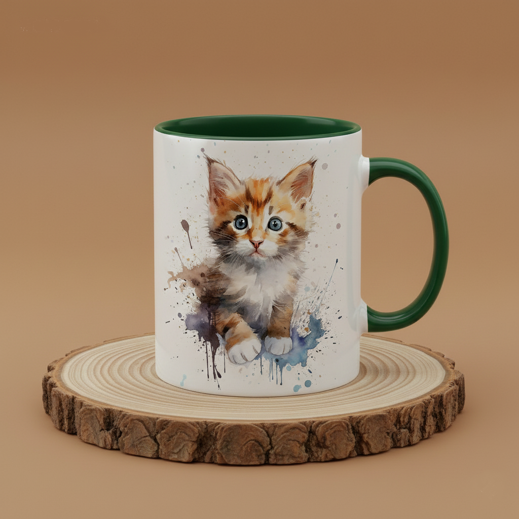 Keramiktasse Kitten Katzenbaby
