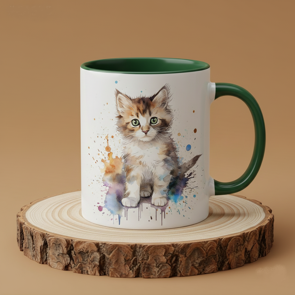Keramiktasse Kitten Katzenbaby