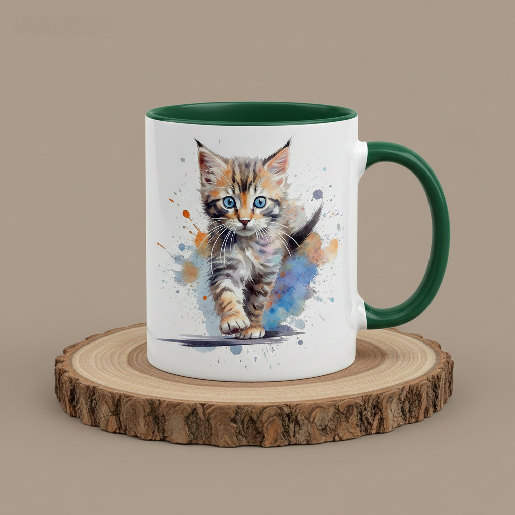 Keramiktasse Kitten Katzenbaby
