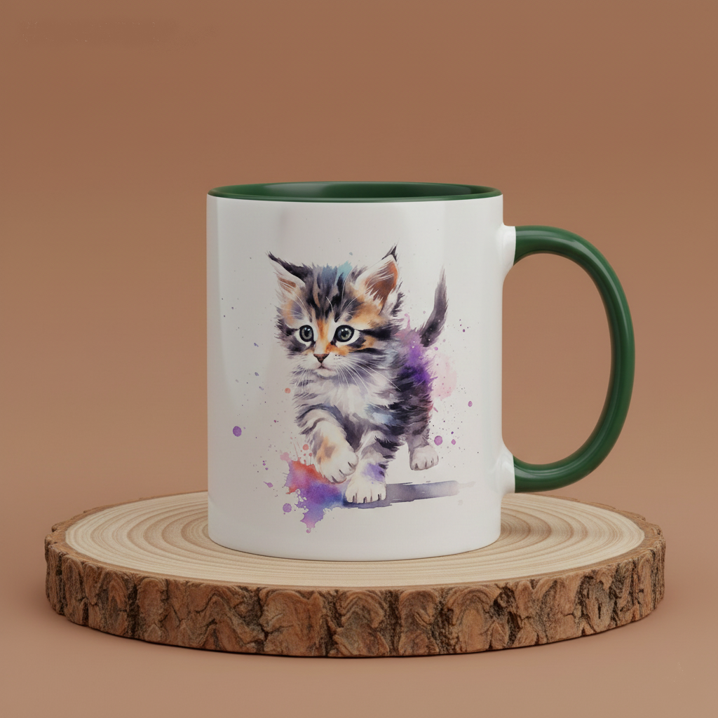 Keramiktasse Kitten Katzenbaby