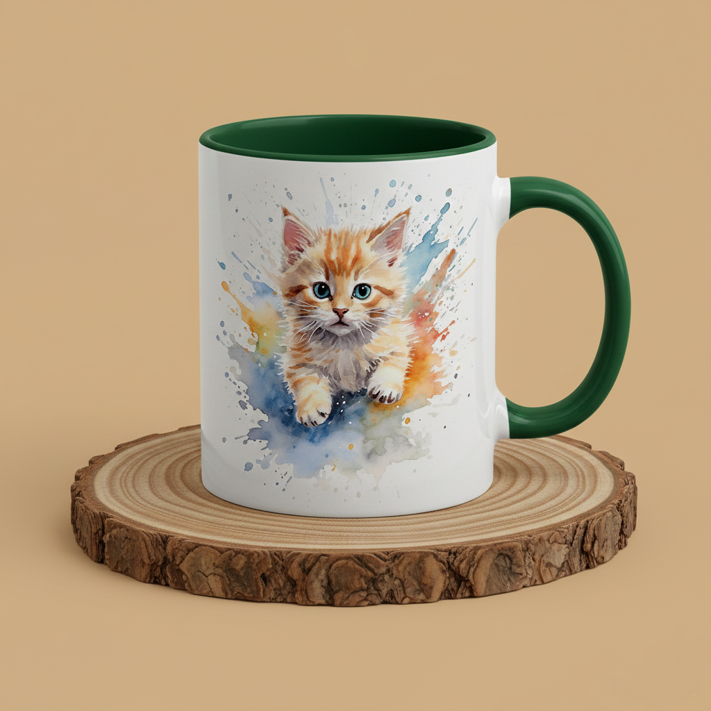 Keramiktasse Kitten Katzenbaby