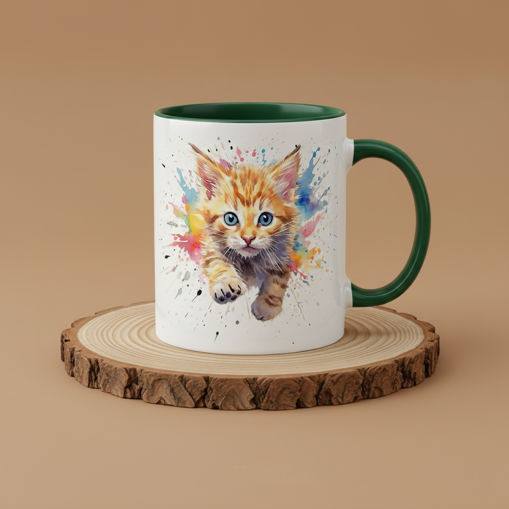 Keramiktasse Kitten Katzenbaby