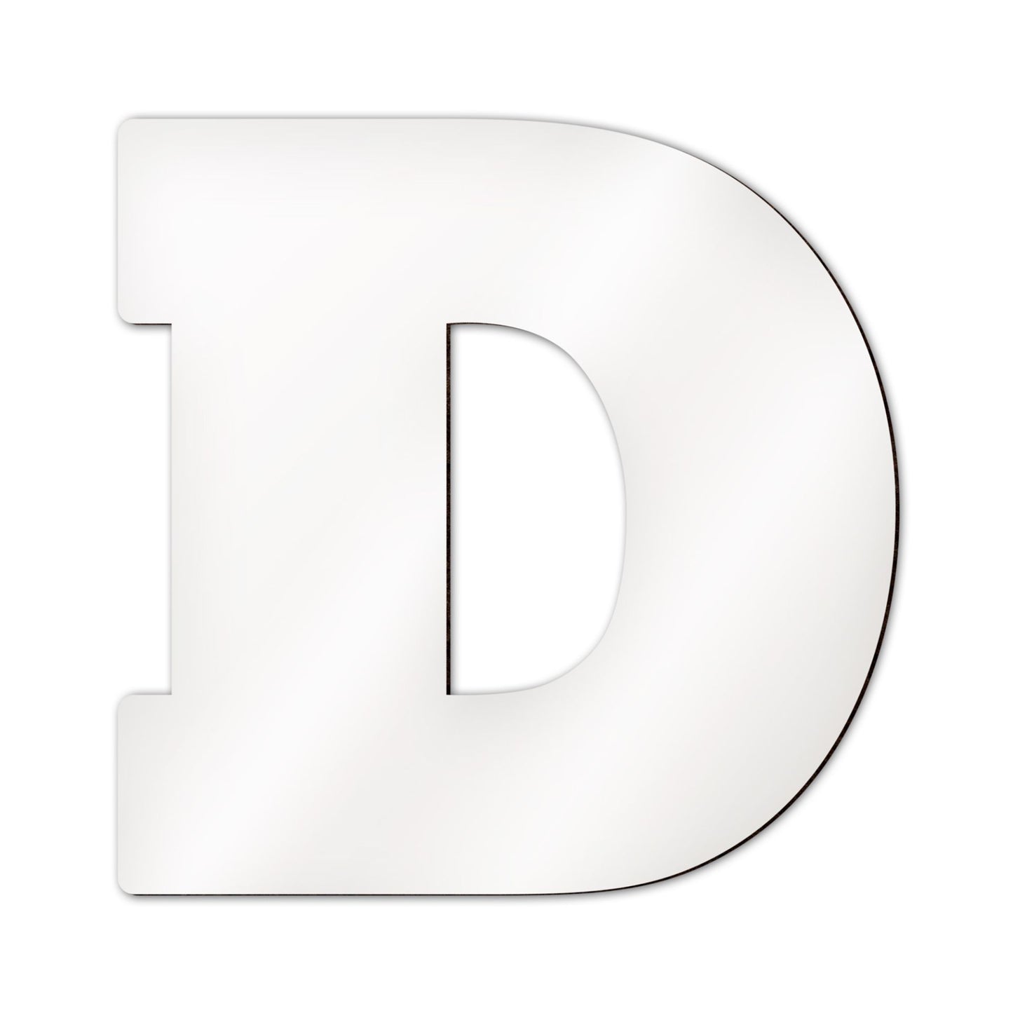 MDF Buchstabe D bedruckbar Deko