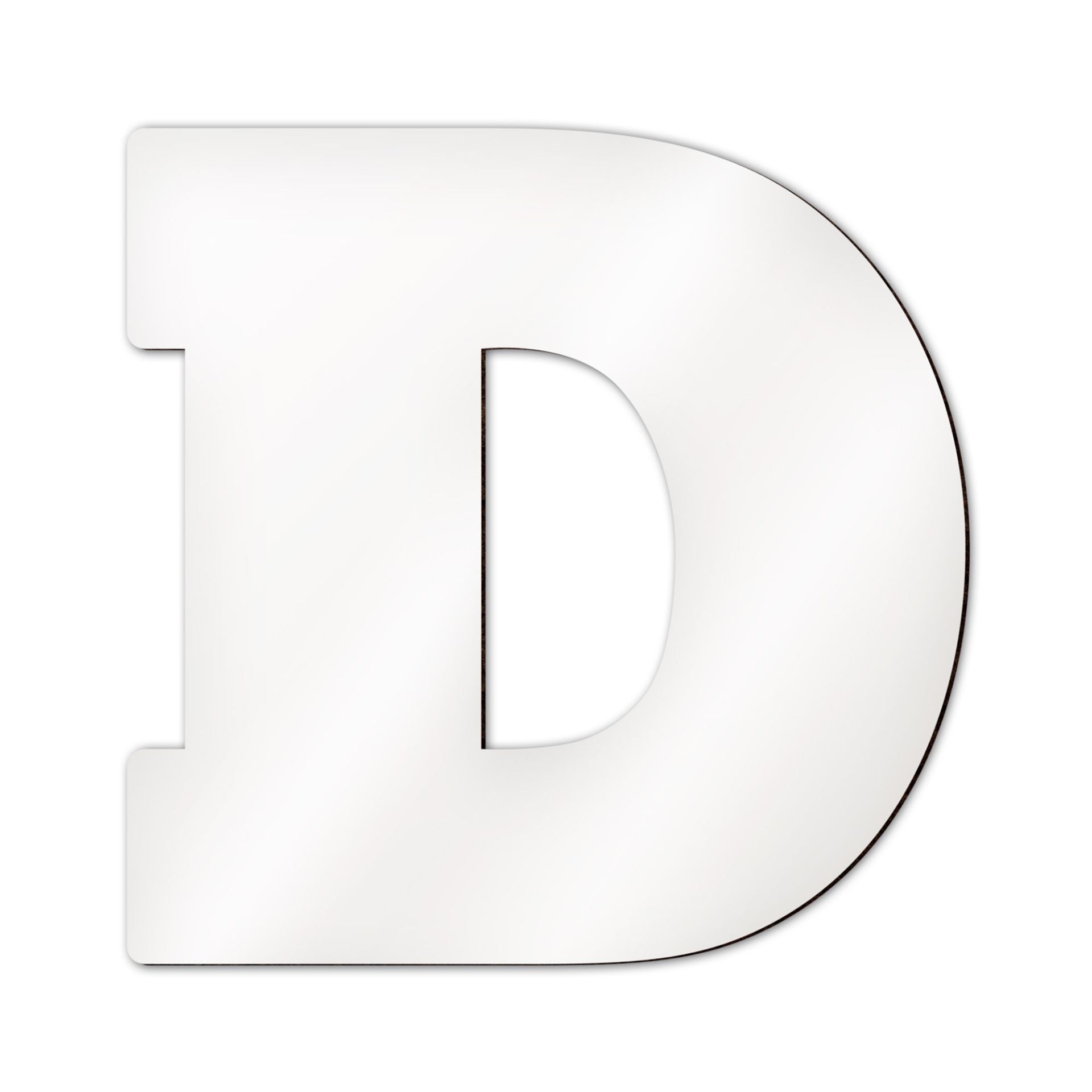 MDF Buchstabe D bedruckbar Deko