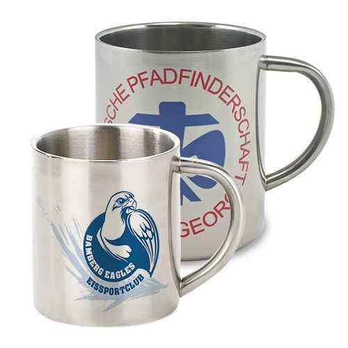 Becher Edelstahltasse Martin Camping Wander