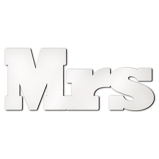 MDF Frame Mrs bedruckbar Deko
