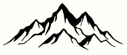 Aufkleber Vinylfolie Landschaft Berge Decal Auto Wohnmobil Dekor