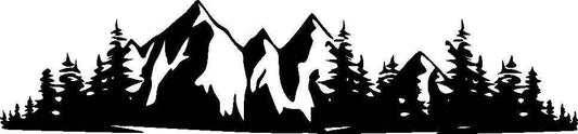 Aufkleber Vinylfolie Landschaft Berge Decal Auto Wohnmobil Dekor