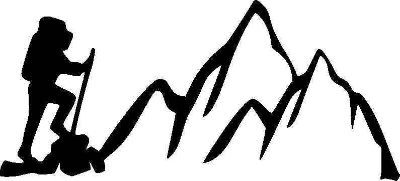 Aufkleber Vinylfolie Landschaft Berge Wandern Decal Auto Wohnmobil Dekor