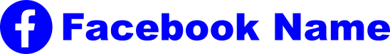 Aufkleber Vinylfolie Facebook Logo dein Name Auto Wohnmobil Dekor