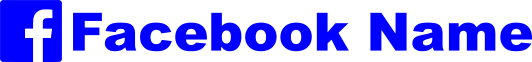 Aufkleber Vinylfolie Facebook Logo dein Name Auto Wohnmobil Dekor