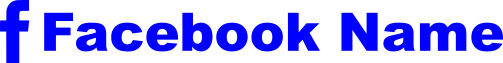 Aufkleber Vinylfolie Facebook Logo dein Name Auto Wohnmobil Dekor