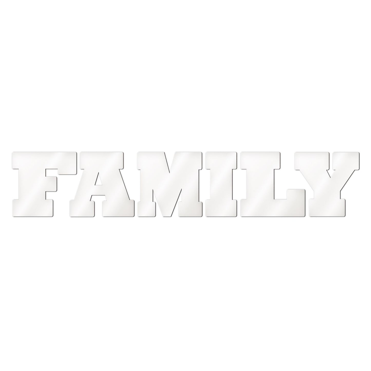 MDF Buchstabenset FAMILY bedruckbar Deko