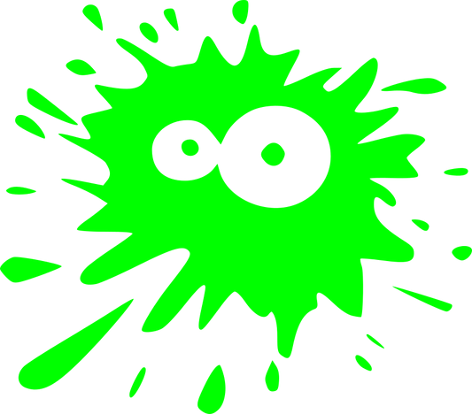 Aufkleber Vinylfolie Farbklecks Augen Tribal Decal Auto Wohnmobil Dekor