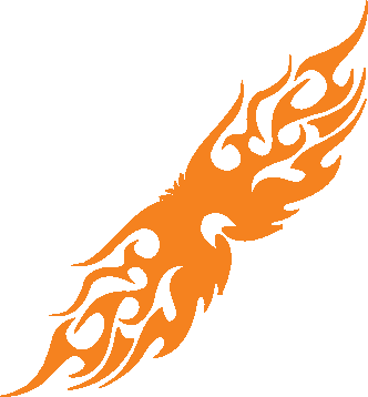 Aufkleber Vinylfolie Flammen Tribal Decal Auto Pkw