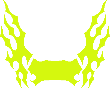 Aufkleber Vinylfolie Flammen Tribal Decal Auto