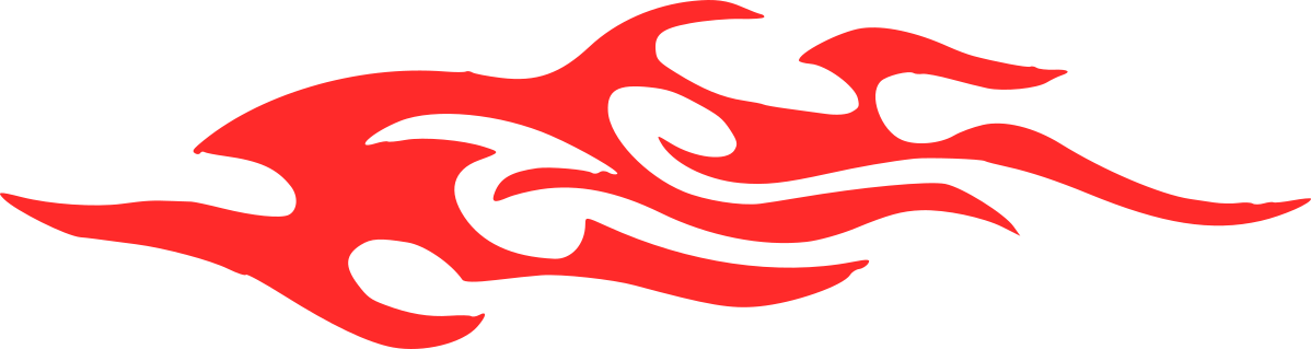 Aufkleber Vinylfolie Flammen Tribal Decal Auto KFZ