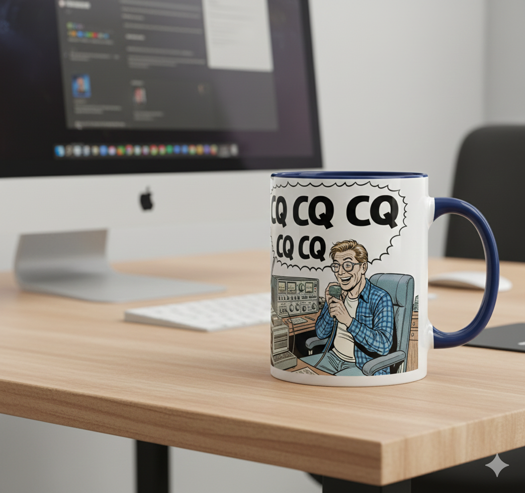 Keramiktasse Amateurfunk Ham Radio CQ