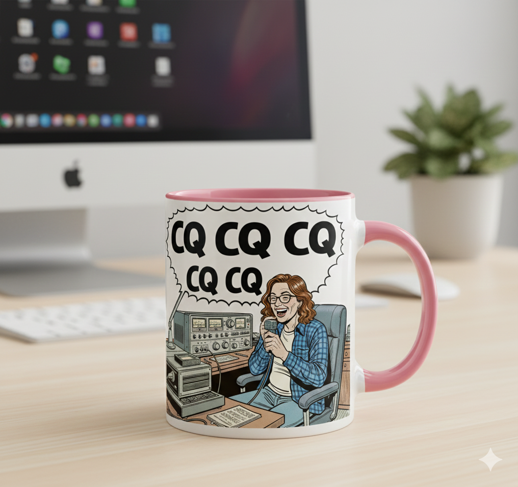 Keramiktasse Amateurfunk Ham Radio CQ