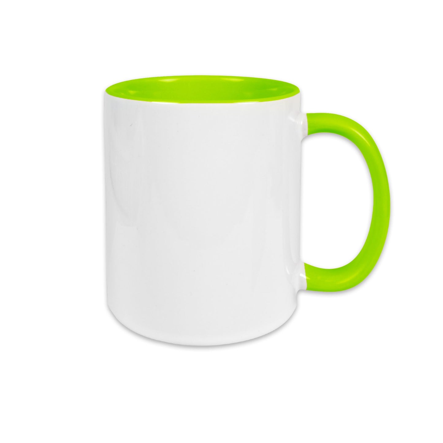 Keramiktasse TWO TONES HANDLE 11oz hellgrün