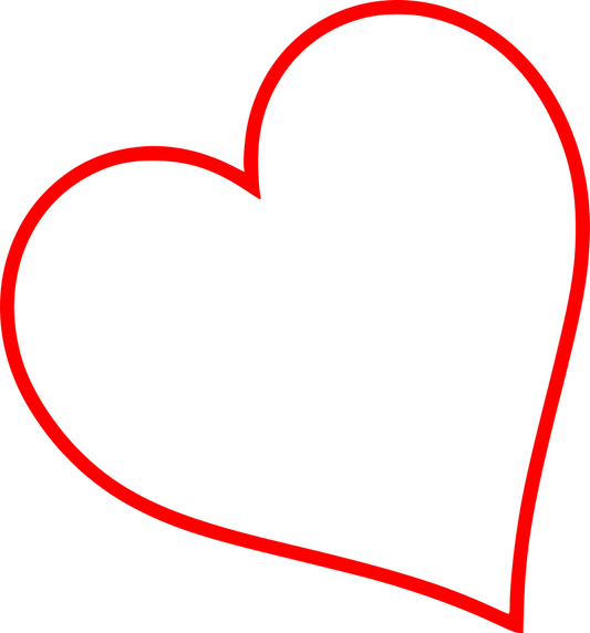 Aufkleber Vinylfolie Herz Love Dekor