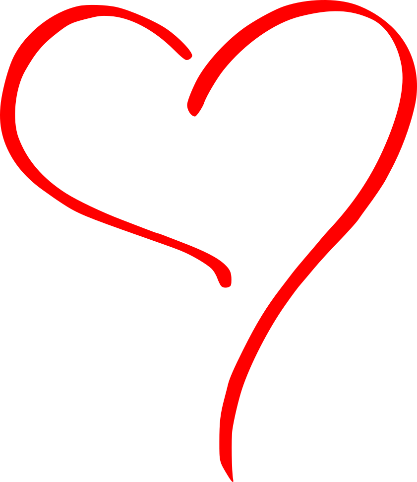 Aufkleber Vinylfolie Herz Love Dekor