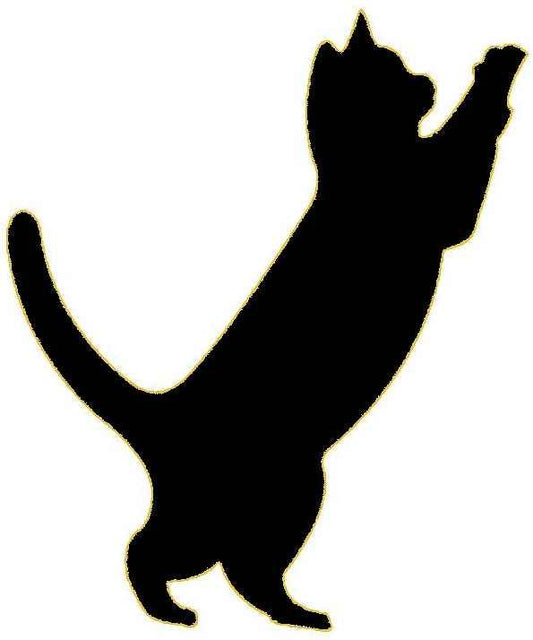 Aufkleber Vinylfolie Katze Deko Auto