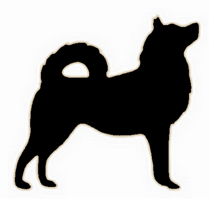 Aufkleber Vinylfolie Hund Husky