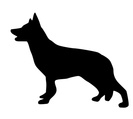 Aufkleber Vinylfolie Hund Husky