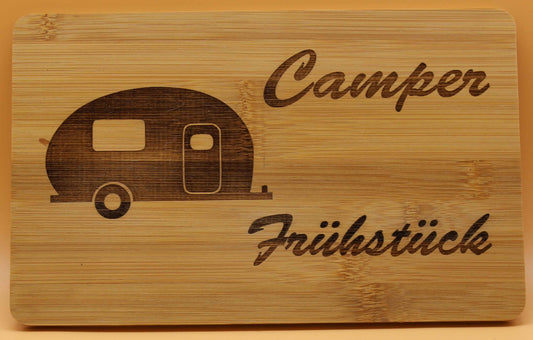 Frühstücksbrett  Camping Wohnwagen Bambus