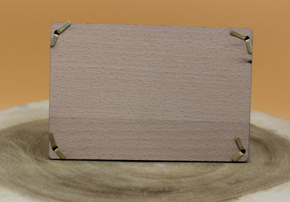 Holz Geldgeschenk Karte